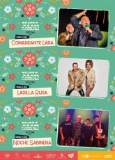 El Festival Viva Lorca 2021 continúa el próximo fin de semana con la actuación humorística de Comandante Lara y los conciertos de Ladilla Rusa y Noche Sabinera