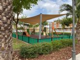 La pedanía de Algezares estrena un parque y jardín de 8.000 m2, adaptado a niños de todas las edades, que fomenta la integración