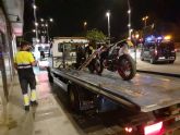 La Policía Local de Lorca interviene cinco ciclomotores con alteraciones en sus características técnicas y en los tubos de escape