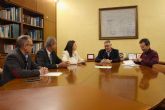 El presidente de la Confederación Hidrográfica del Segura recibe a la alcaldesa de Ceutí