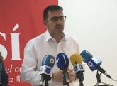 El PSOE pide a Jódar que se centre en Lorca y abandone la imagen de escudero de PAS y de los casos de corrupción que se le imputan