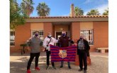 La Peña Barcelonista de Totana visita en Centro de Personas con Discapacidad Intelectual José Moya Trilla
