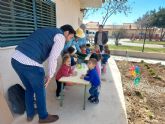 Niños y niñas de la Escuela Infantil Colorines de Torre Pacheco aprenden el ciclo vital de las plantas con el Huerto Escolar