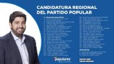 López Miras presenta una lista electoral renovada formada por 