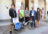 Ciclistas de BiciMur realizan la ruta 