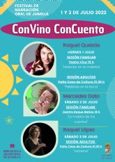 La Concejalía de Cultura presenta la primera edición del Festival de Narración Oral 'ConVino ConCuento'