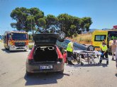 Accidente de tráfico con 6 heridos en Cieza