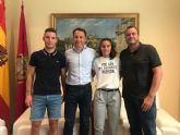 El Alcalde felicita a los deportistas lorquinos Sabrina López, Campeona Mundial Sub 18 de Tenis Playa, y Juan Diego Marín, tras conseguir el 4° y 6° puesto en el Campeonato del Mundo de MTB-O Junior 2018