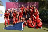 Presentación del partido Fútbol Sala femenino entre las Selecciones Nacionales absolutas de España e Italia