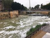 Huermur denuncia un nuevo episodio de espumas en el Río Segura y la falta de soluciones