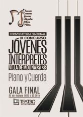 El Teatro Villa de Molina acoge la Gala Final del IX Concurso Jóvenes Intérpretes 2023 el sábado 25 de febrero