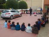Policia Local de Cartagena visita a los mas pequeños del colegio Salesianos