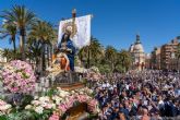 Multitud de personas arropan a la Caridad en la conmemoración de los 300 años de su llegada a Cartagena