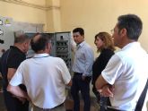 El alcalde destaca la  coordinación de los servicios de mantenimiento de la red de saneamiento en La Manga  para ofrecer el mejor servicio