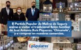 El Partido Popular de Molina de Segura anima a visitar el tradicional Belén familiar de José Antonio Ruiz Piqueras, ´Chicanete´, y a comprar en nuestros comercios