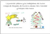 El Colegio de Abogados de Murcia entrega los premios del concurso infantil de postales navideñas
