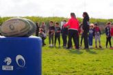 Más de 120 niños participan en el Día del Amigo de la escuela de rugby del CRU Cartagena
