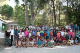 Un total de 65 niños y niñas participan en el campamento del Aula de Naturaleza 