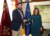 López Miras se reúne con la alcaldesa de  Cartagena