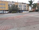 Acometen obras de construcción de un vado peatonal en la calle Santomera, esquina con calle Pliego