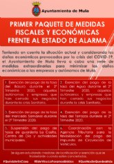Primer paquete de medidas fiscales y económicas frente al estado de alarma del Ayuntamiento de Mula