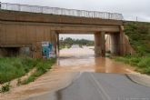 La normalidad vuelve a las carreteras cartageneras salvo la del Sifón, que permanece cortada por las fuertes lluvias