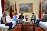 El alcalde de Lorca mantiene una reunión de trabajo con el eurodiputado Marcos Ros para darle a conocer las líneas básicas de trabajo del municipio de cara a los fondos europeos