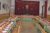 Cáritas Tres Avemarías organizó una cena especial de Noche Buena para sus beneficiarios