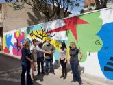 El CEIP Nuestra Señora de la Encarnación de La Raya estrena nuevo grafiti