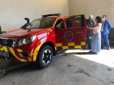 Los bomberos del Consorcio de Extinción y Salvamento estrenan máscaras de intervención y un vehículo jefatura para Los Alcázares