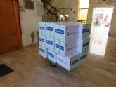 Hidrogea entrega productos de primera necesidad a la Hospitalidad de Santa Teresa, con la colaboración de Dosfarma