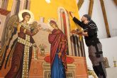 Pinturas murales de estilo bizantino para decorar la parroquia de Santiago y Zaraiche