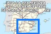 Los carlistas piden la reapertura de la línea de tren entre Lorca y Guadix