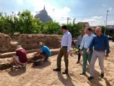 Las excavaciones arqueológicas sacan a la luz la finca de recreo del rey Lobo en Monteagudo