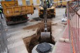 Obras de mejora de las redes en calle Salzillo y Alquerías