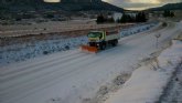Las máquinas quitanieves de la Comunidad despejan las carreteras del Noroeste