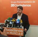 Ciudadanos propone un acuerdo político para desbloquear la crisis institucional de la Región de Murcia
