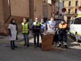 Rotary y Grupo Zambudio ceden al Ayuntamiento material de protección y gel desinfectante para Jesús Abandonado y las Hermanitas de los Pobres
