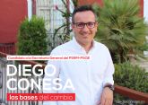 Diego Conesa presenta su candidatura a la Secretaría General del PSRM-PSOE