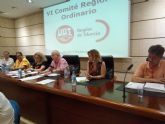 El VI comité regional de UGT aprueba resoluciones de urgencia en defensa de las pensiones, por el desbloqueo del convenio de hostelería y para que se retome ya la agenda social tras las elecciones