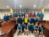 Recepción oficial al club A.D. Playas de Águilas Benjamín, Alevín y Juvenil por su reciente ascenso a primeras categorías
