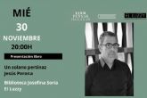 Jesús Perona presenta su novela ´Un Solano Pertinaz´ en Leer, pensar, imaginar