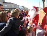 Los niños de Ceutí y los Torraos reciben a Papa Noel