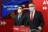 El PSOE vuelve a instar al Gobierno regional a consensuar los proyectos de Región que optarán a los fondos europeos