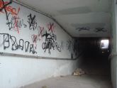 Cambiemos Murcia denuncia el estado del paso subterráneo de la Senda de Enmedio