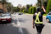 La Policía Local de Cartagena controla el uso del cinturón en 984 vehículos