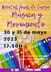 La Escuela Municipal de Música Maestro Jaime López de Molina de Segura ofrecen varias actividades de fin de curso del 30 de mayo al 1 de junio