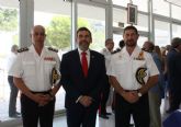 José López da la bienvenida al nuevo mando de la Escuela de Infantería de Marina