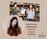 Lidia Vicente, ganadora del concurso BookFace organizado por la Biblioteca Municipal con motivo del Día del Libro