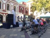 La Plaza de Calderón se convierte en un gimnasio al aire libre con el Fitness Day de los Juegos del Guadalentín